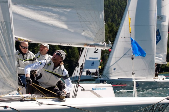 Björn Hansen, current joint leader of St. Moritz Match Race alongside Adam Minoprio and Ian Williams - 2010 St Moritz Match Cup Day One © Loris von Siebenthal http://www.myimage.ch